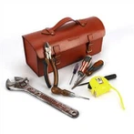 Deluxe leðurverkfærataska