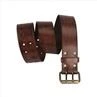 TOURBON Deluxe Cowhide Leather Belt for DIY Workshop Tool Pouch Western Cowboy Mens Strap
